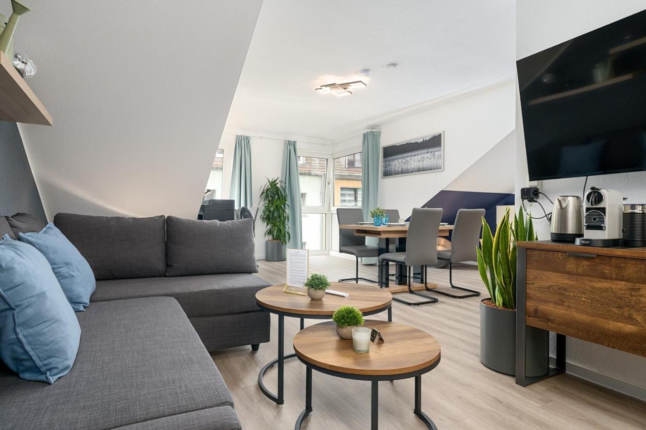 Federnest - Luxus-Studio - Kingsize Boxspringbett - Home-Office Mit Monitor Und Drucker - 11 Min Hbf Duisbourg Extérieur photo