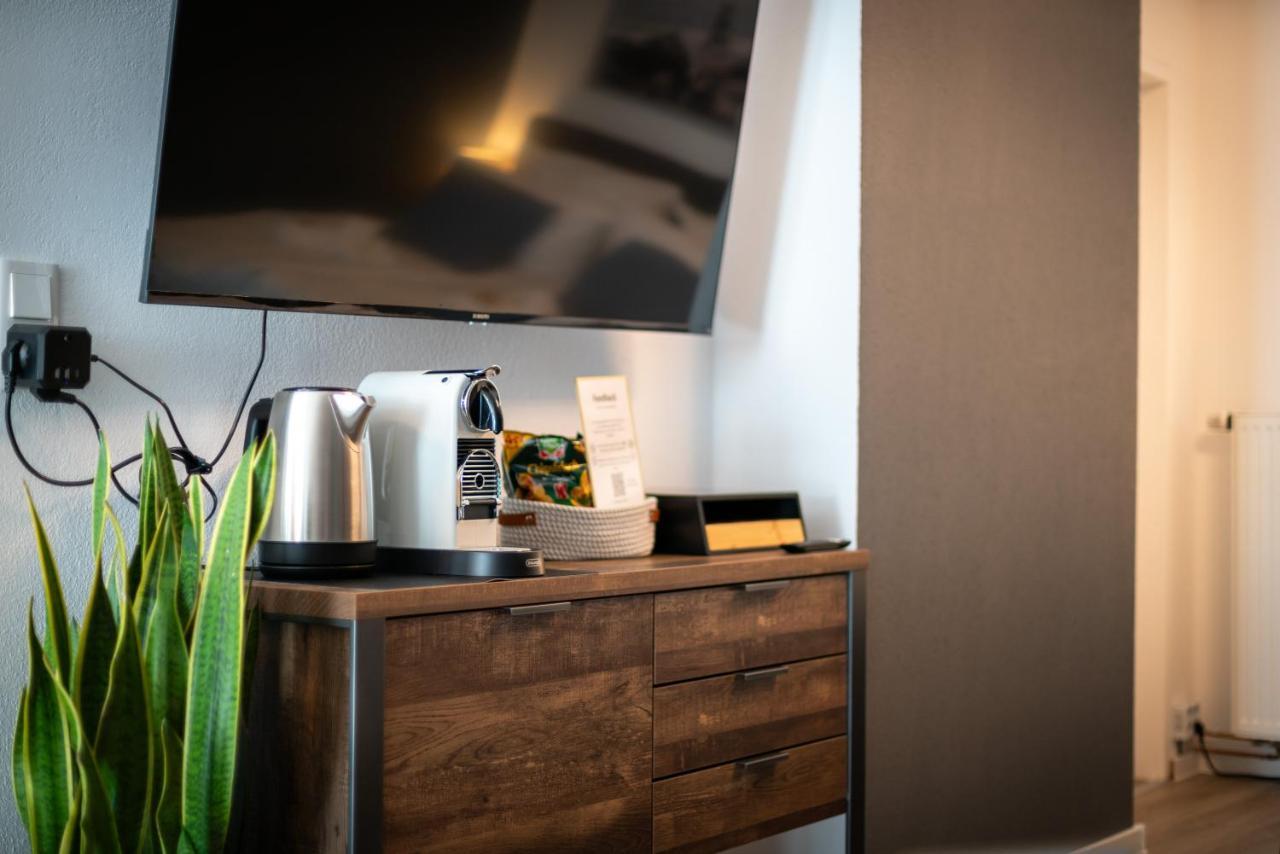 Federnest - Luxus-Studio - Kingsize Boxspringbett - Home-Office Mit Monitor Und Drucker - 11 Min Hbf Duisbourg Extérieur photo