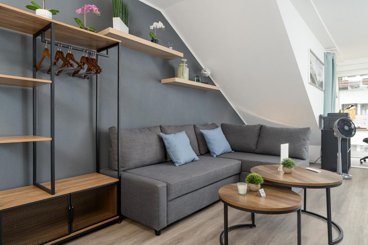 Federnest - Luxus-Studio - Kingsize Boxspringbett - Home-Office Mit Monitor Und Drucker - 11 Min Hbf Duisbourg Extérieur photo