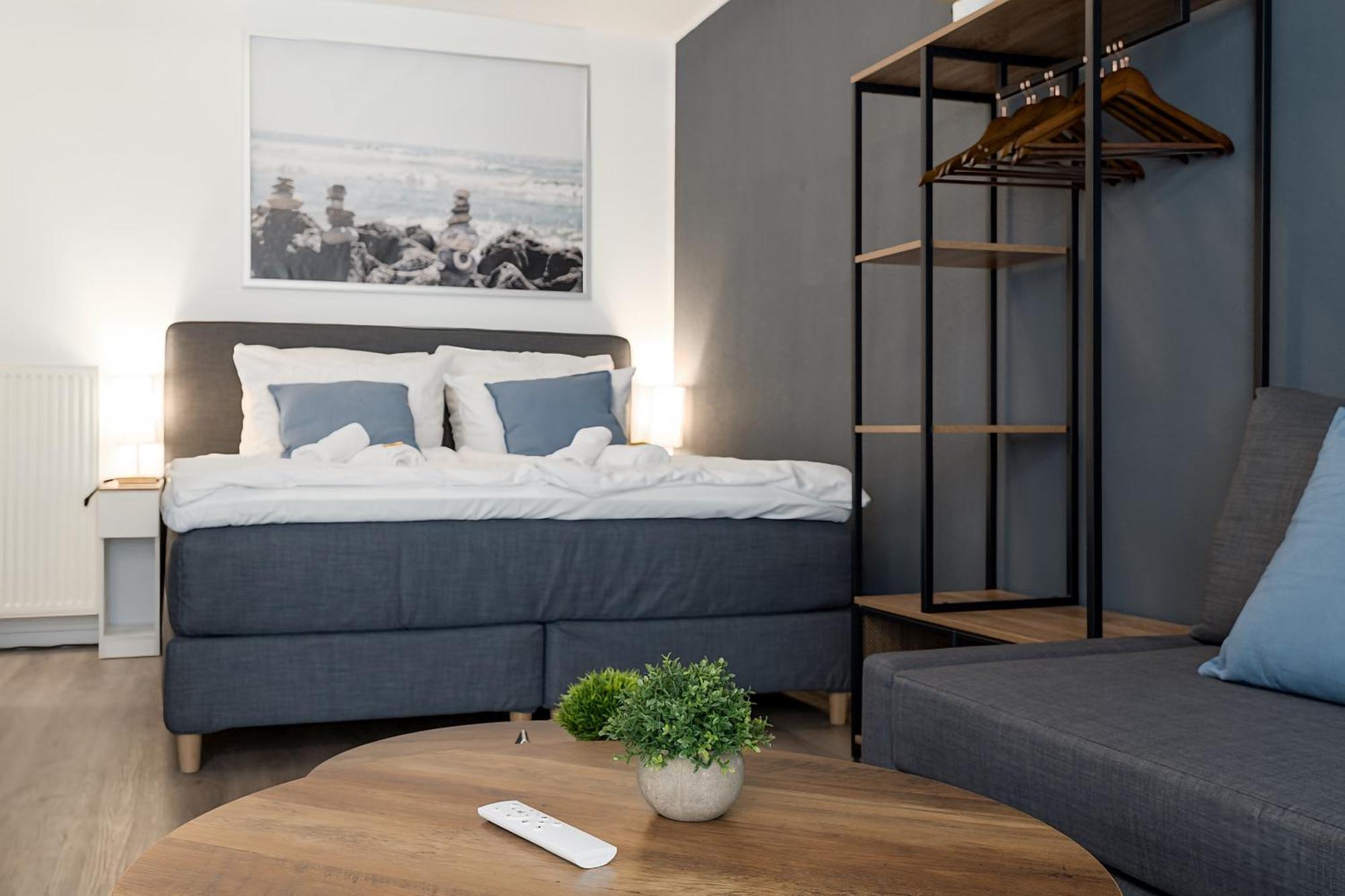 Federnest - Luxus-Studio - Kingsize Boxspringbett - Home-Office Mit Monitor Und Drucker - 11 Min Hbf Duisbourg Extérieur photo
